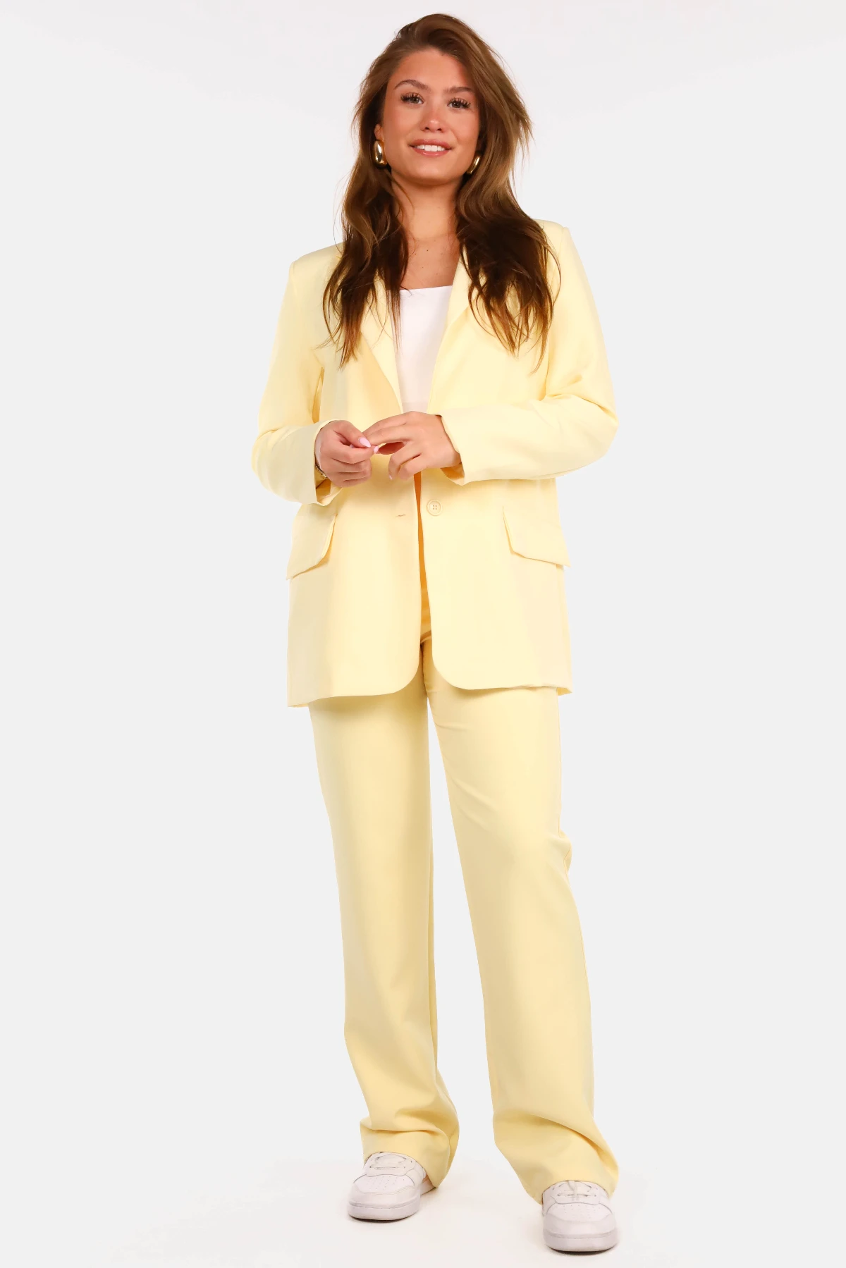 Blazer basic geel afbeelding
